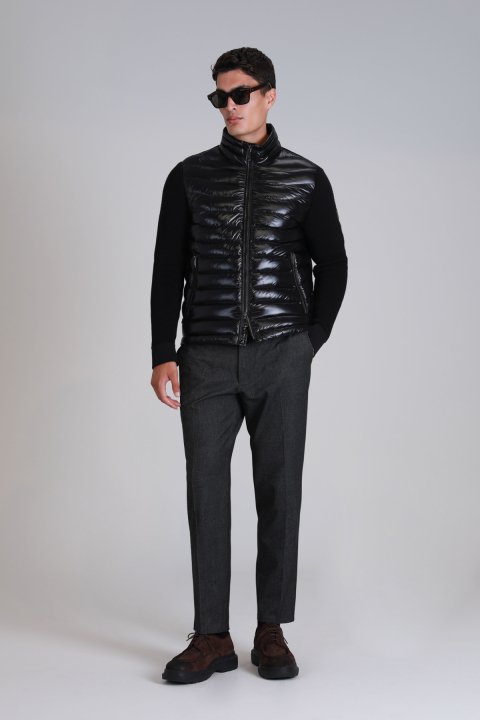 Glenn Kaz Tüyü Erkek Mont Siyah - Lufian