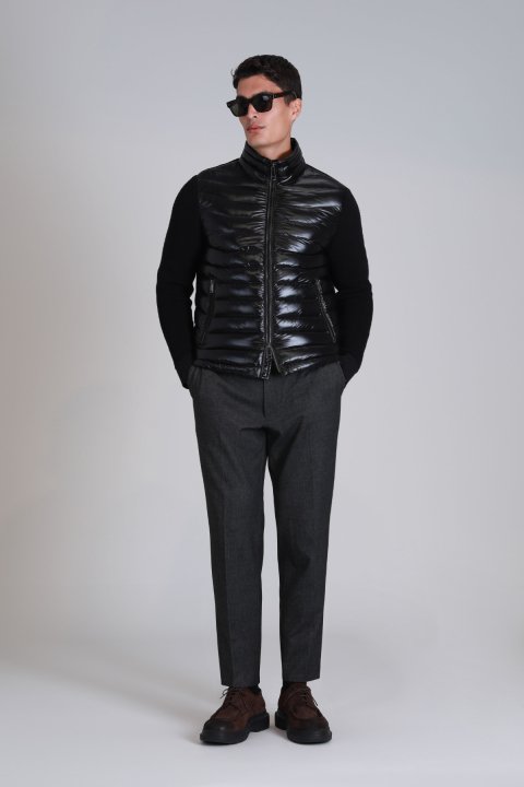 Glenn Kaz Tüyü Erkek Mont Siyah - Lufian (1)