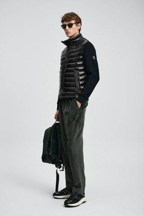 Glenn Kaz Tüyü Erkek Mont Siyah - Lufian (1)