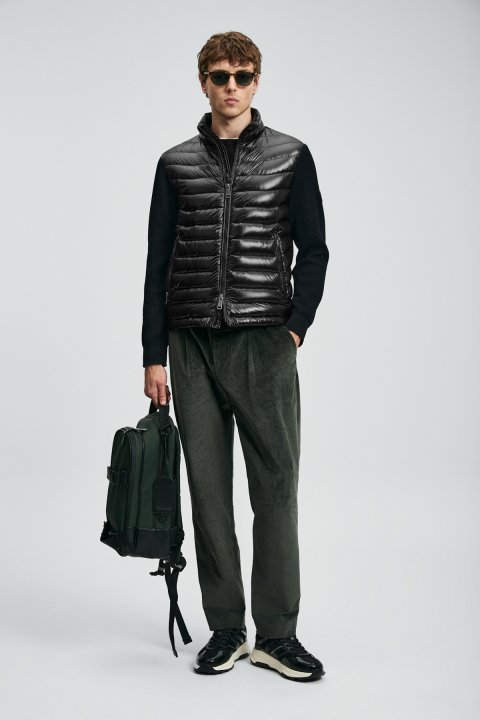 Glenn Kaz Tüyü Erkek Mont Siyah - Lufian