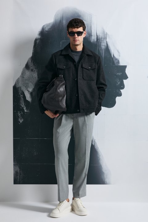 Good Erkek Örme Ceket Siyah - Lufian