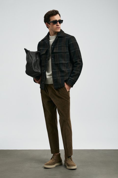 Gooden Erkek Örme Ceket Siyah - Lufian