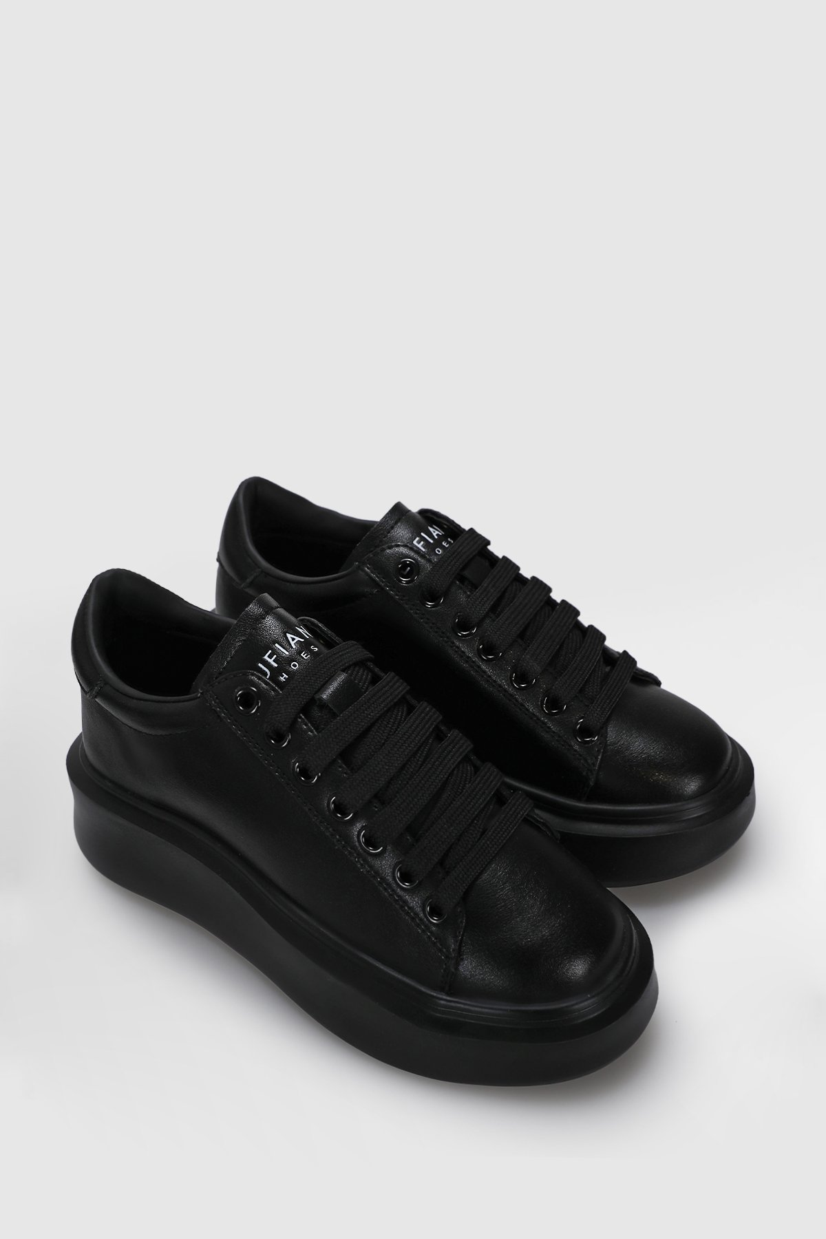 Grace Women's Sneaker Shoes Black - LUFIAN (1)