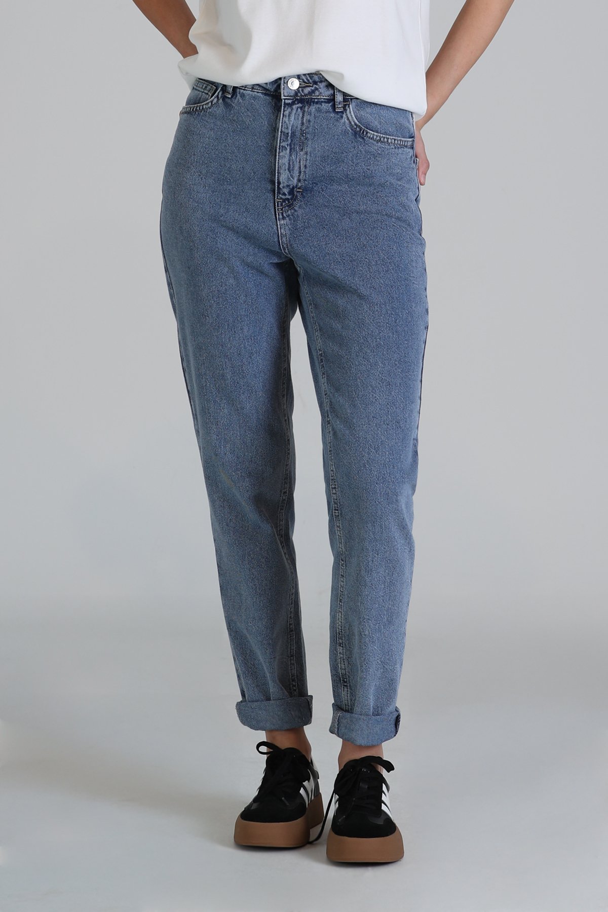 Gran Women's Denim Slim Fit Navy Blue - LUFIAN (1)