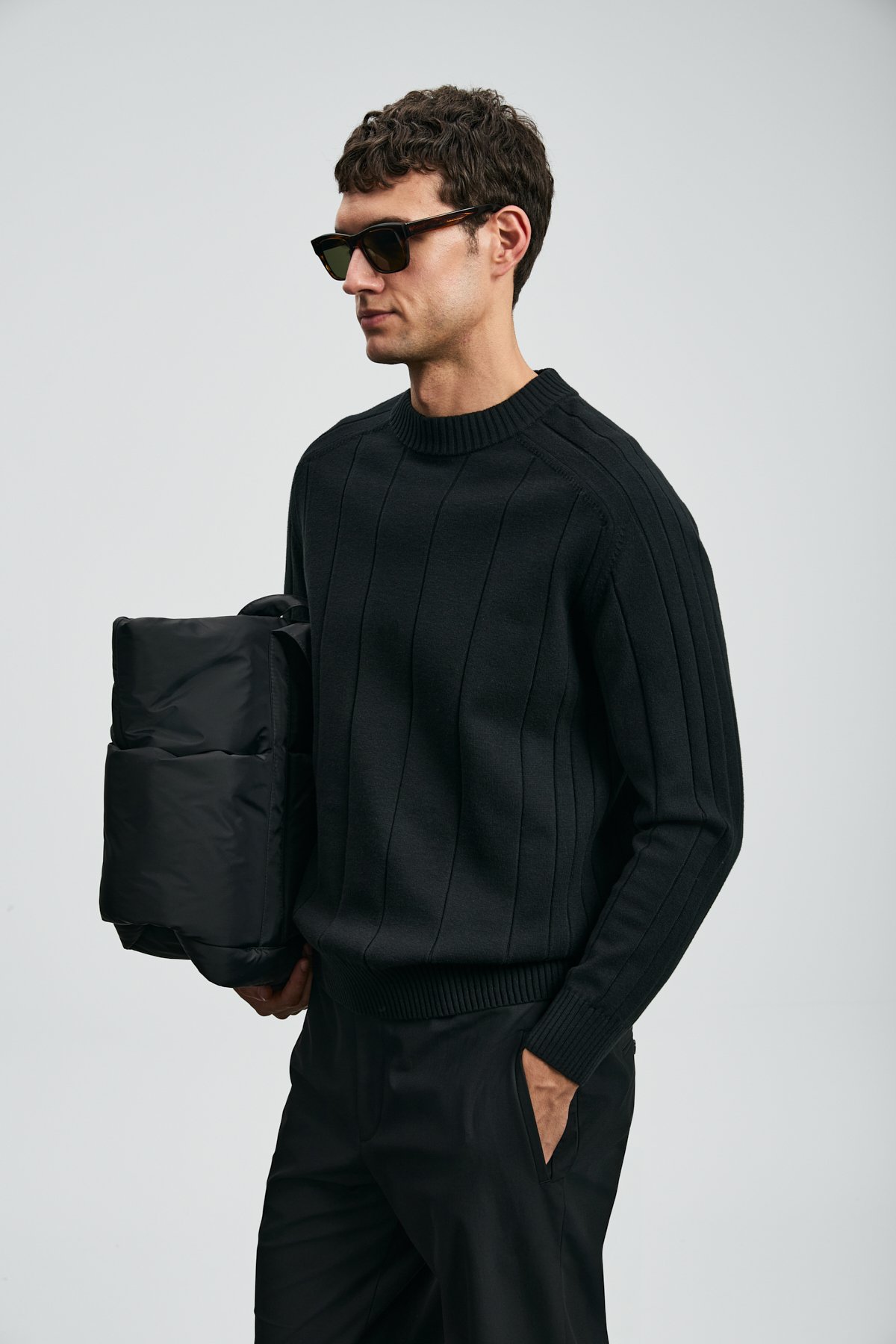 Grand Erkek Kazak Siyah - Lufian