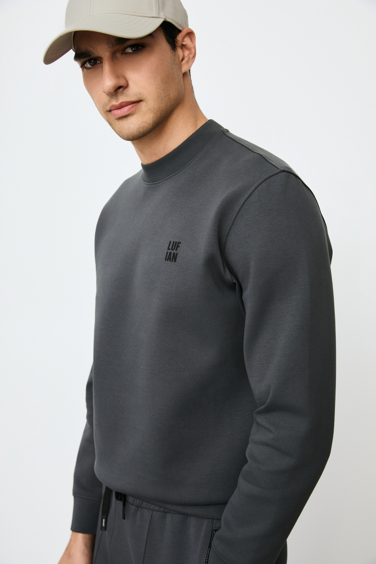 Male Sweatshirt Anthracıte - Lufian