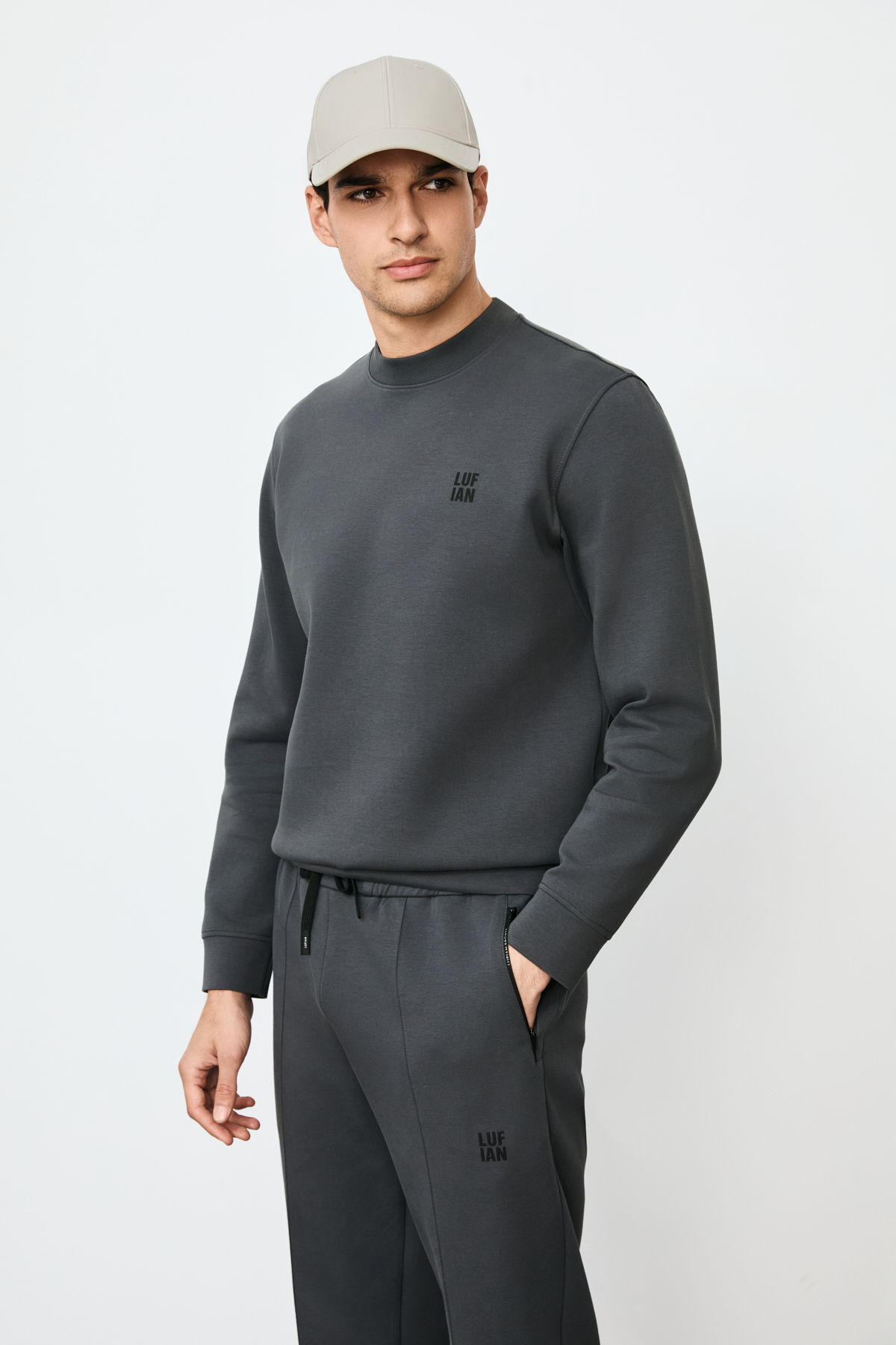 Male Sweatshirt Anthracıte - Lufian