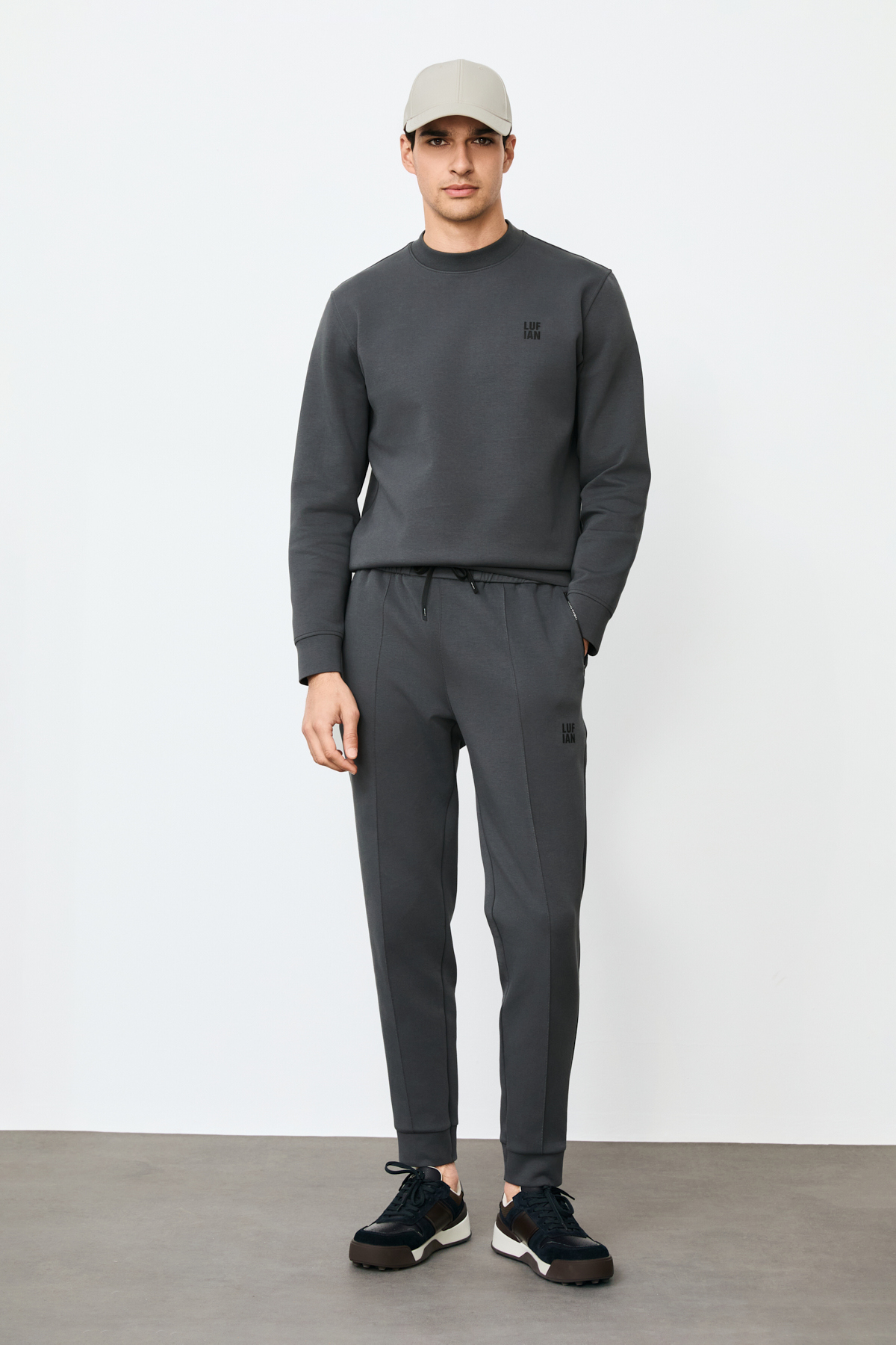 Male Sweatshirt Anthracıte - Lufian