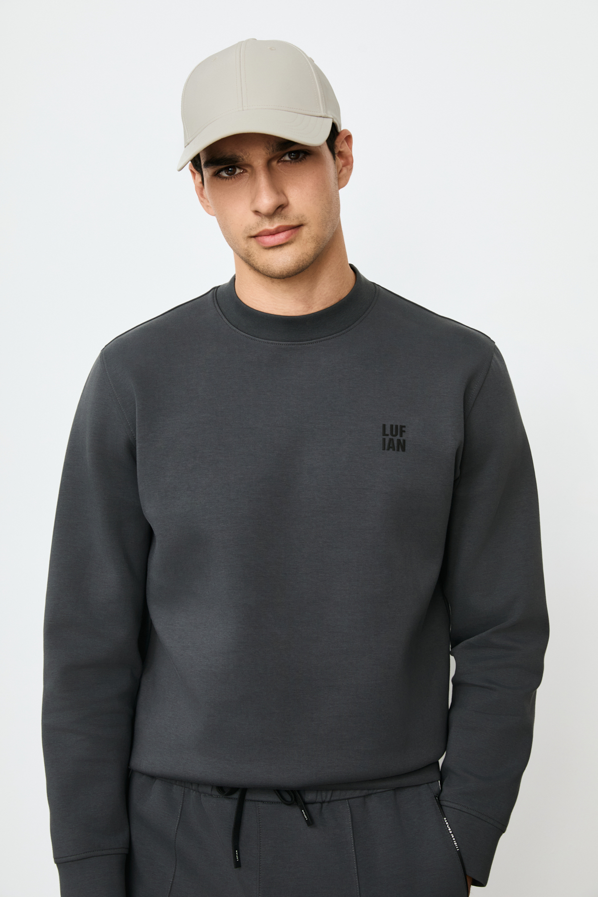 Male Sweatshirt Anthracıte - Lufian