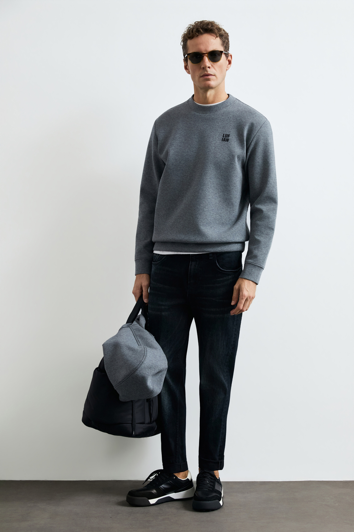 Male Sweatshirt Grey - Lufian (1)