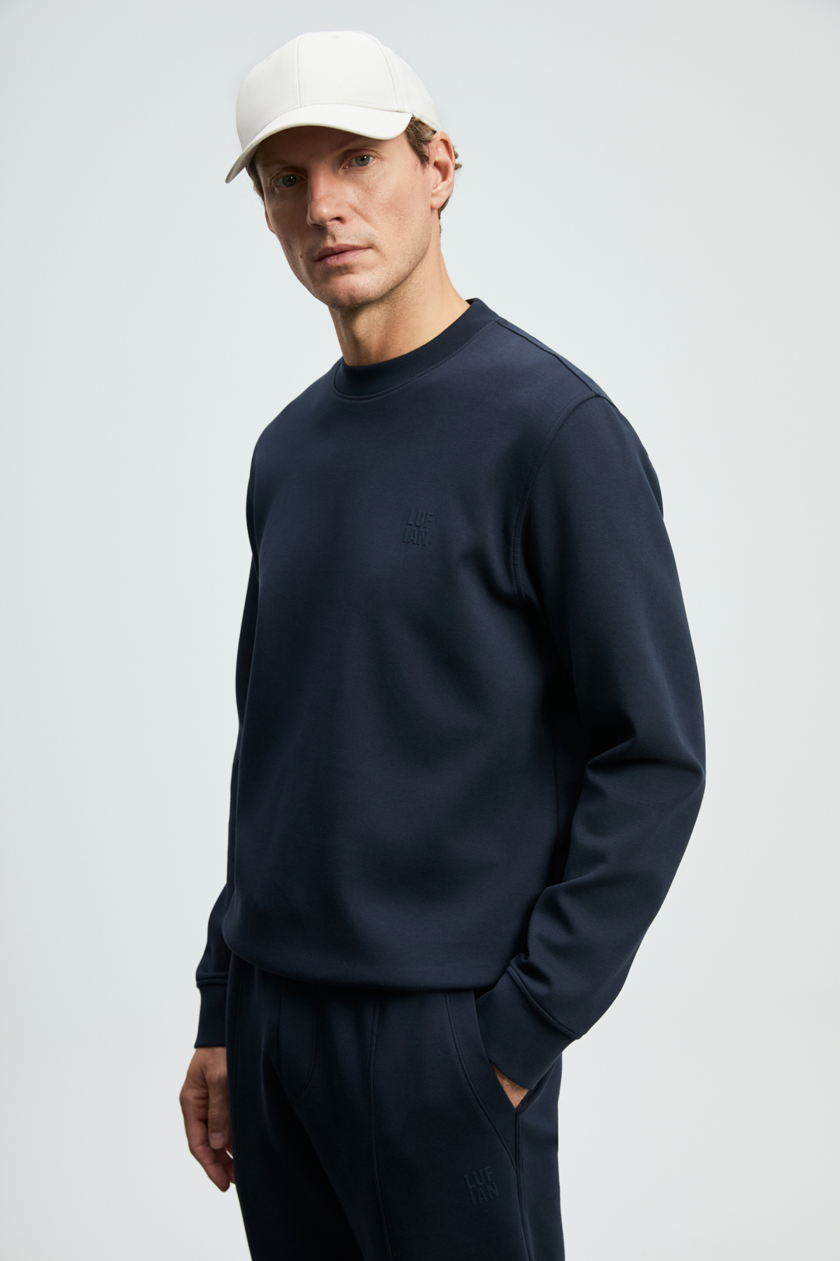 Male Sweatshirt Navy - Lufian