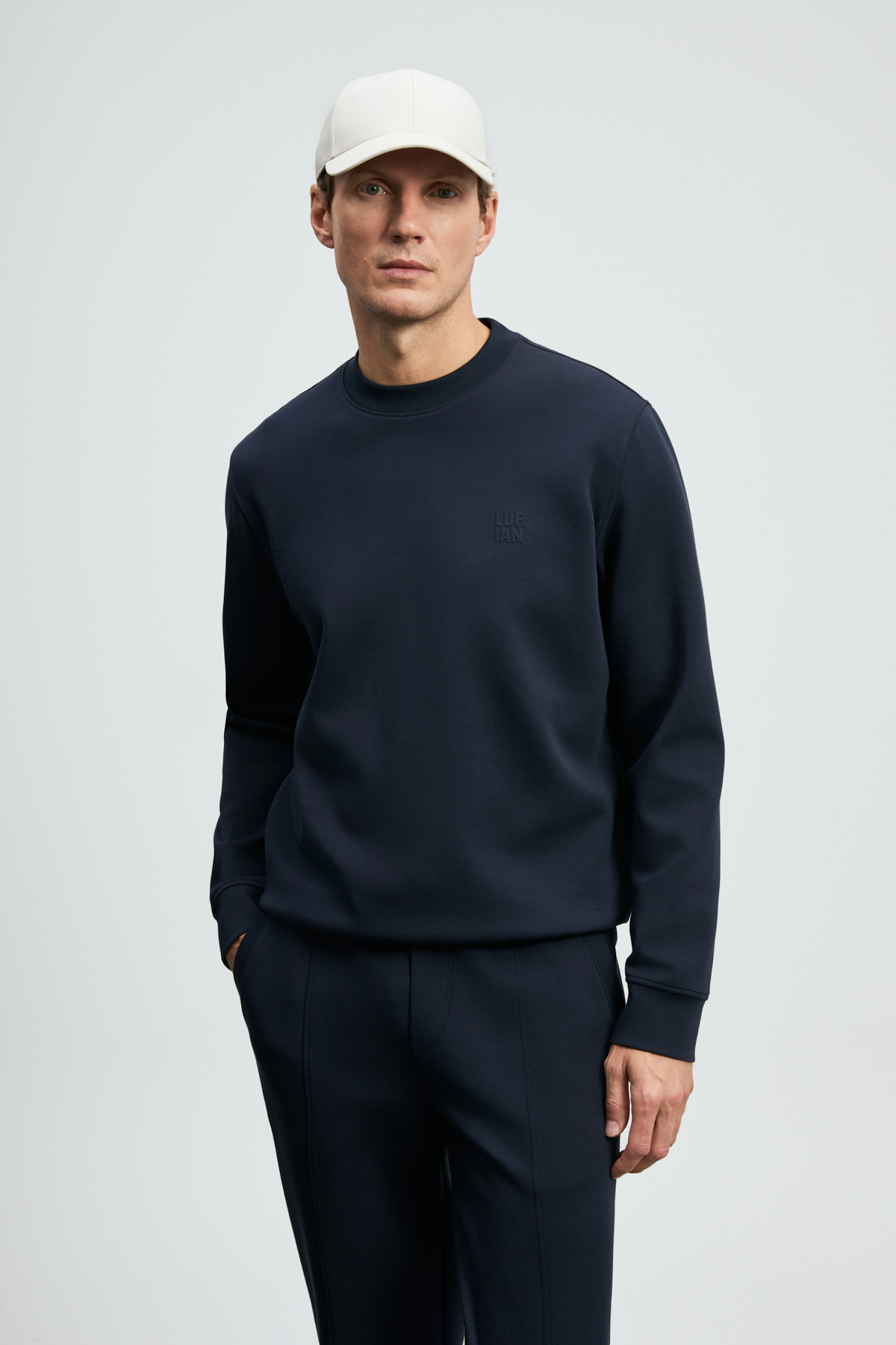 Male Sweatshirt Navy - Lufian