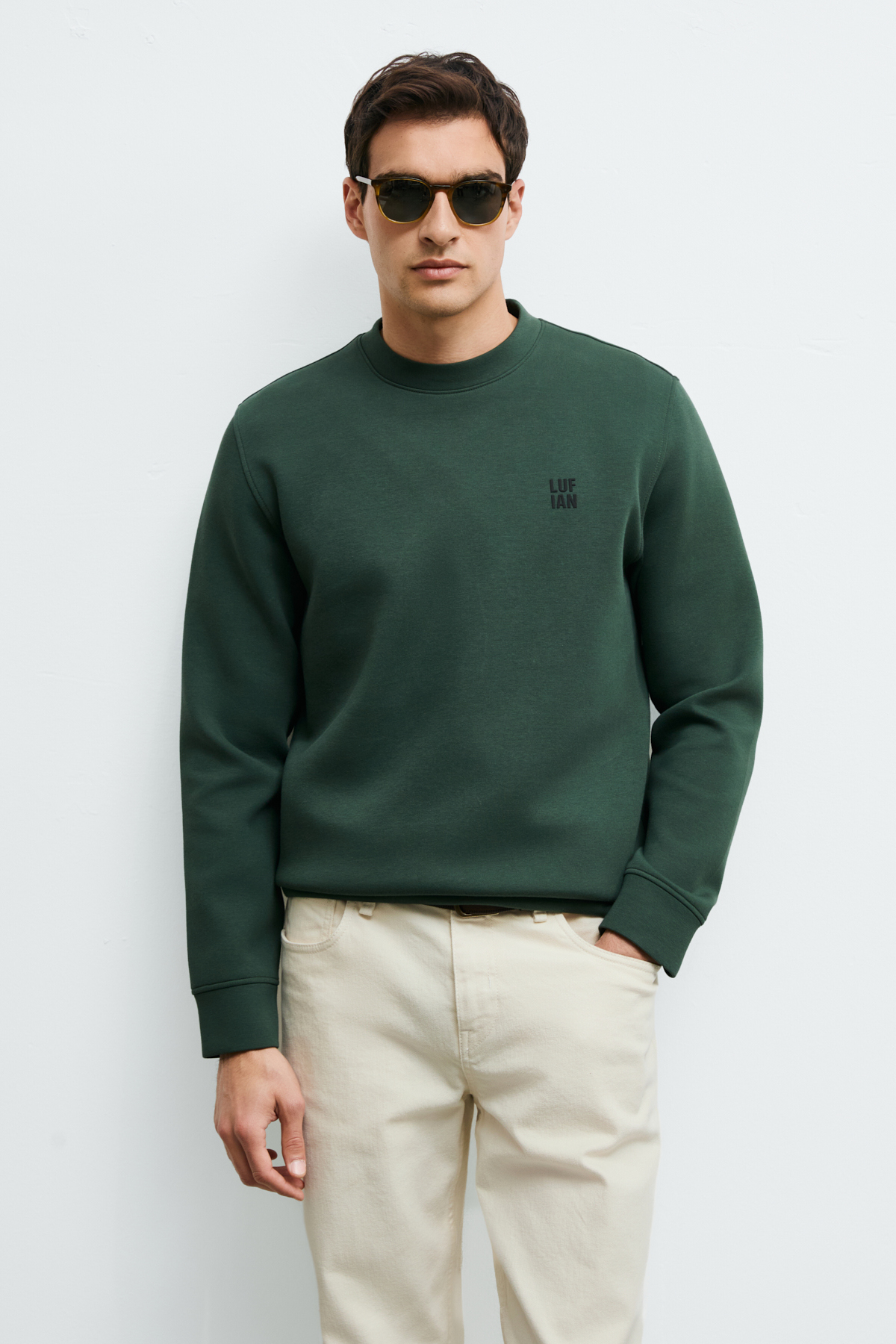 Male Sweatshirt Green - Lufian