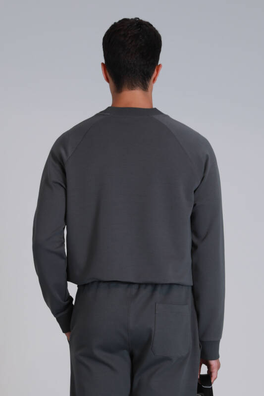 Grant Erkek Sweatshirt Haki - 6