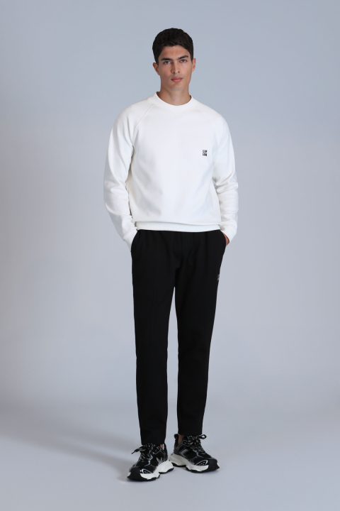 Grant Erkek Sweatshirt Kırık Beyaz - Lufian (1)