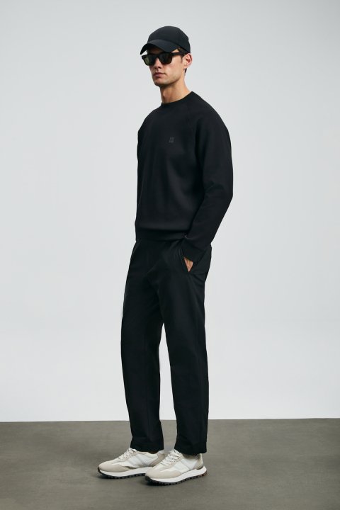 Grant Erkek Sweatshirt Siyah - Lufian (1)