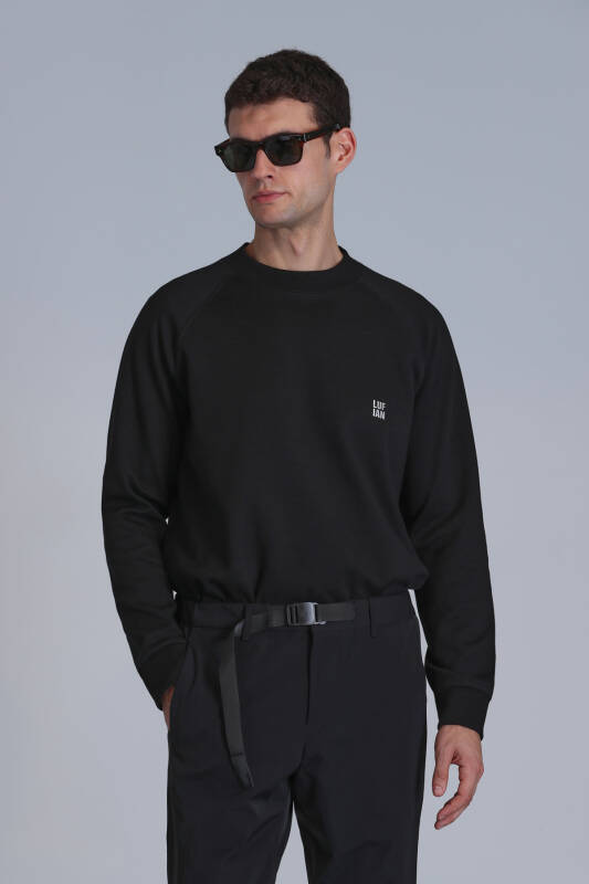 Grant Erkek Sweatshirt Siyah - 5