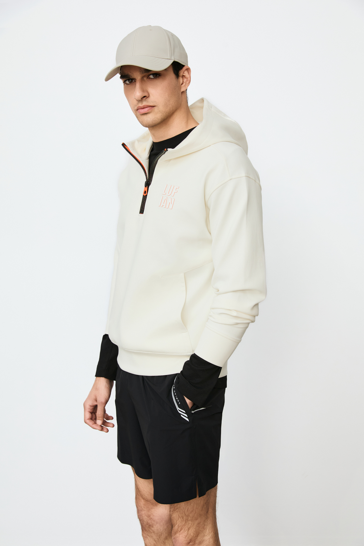 Male Sweatshirt Off Whıte - LUFIAN