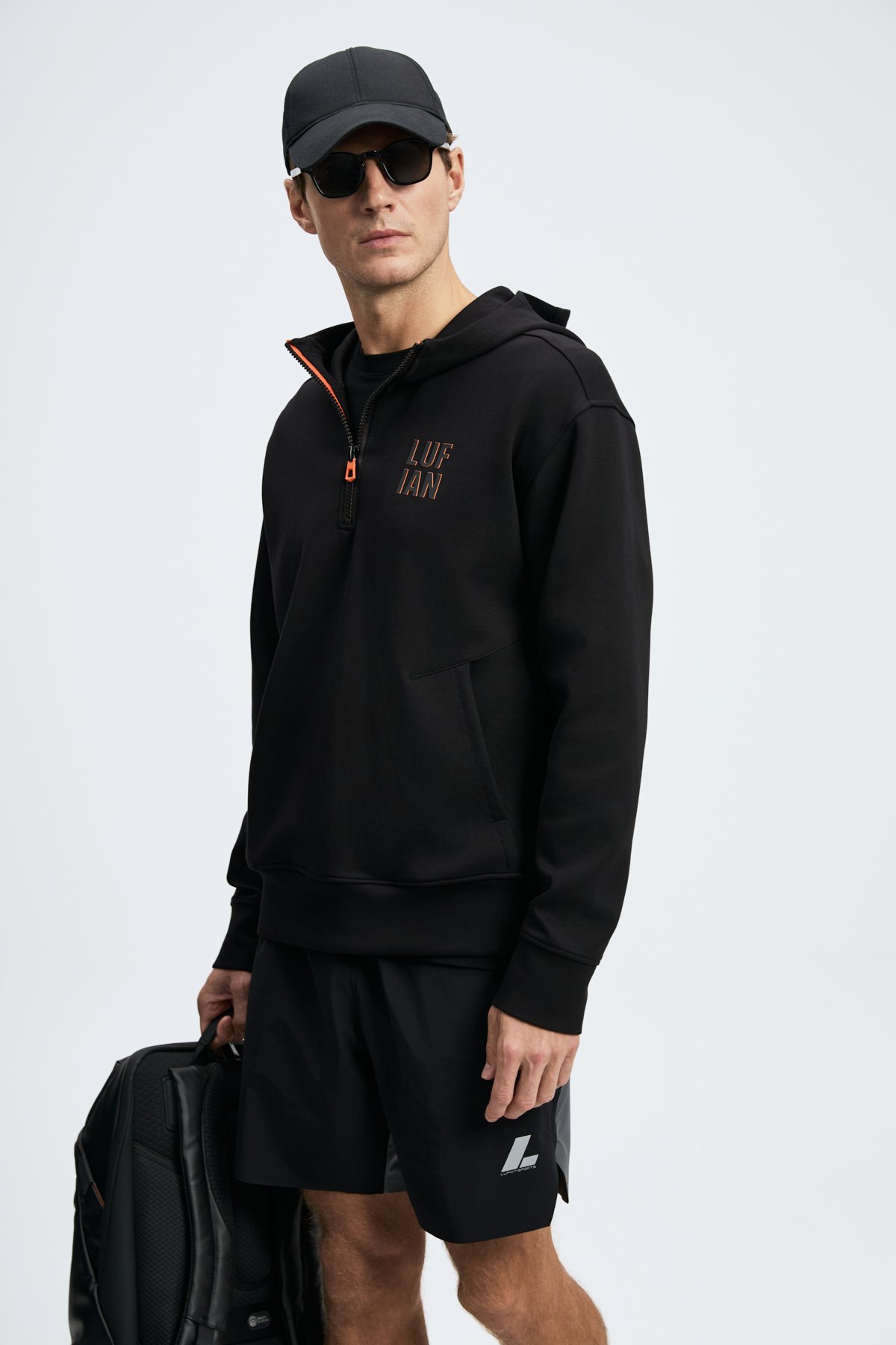 Male Sweatshirt Black - LUFIAN