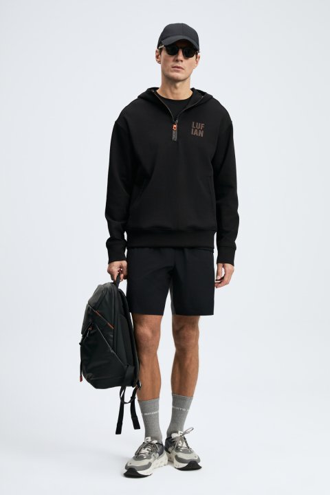 Grayson Erkek Sweatshirt Siyah - LUFIAN