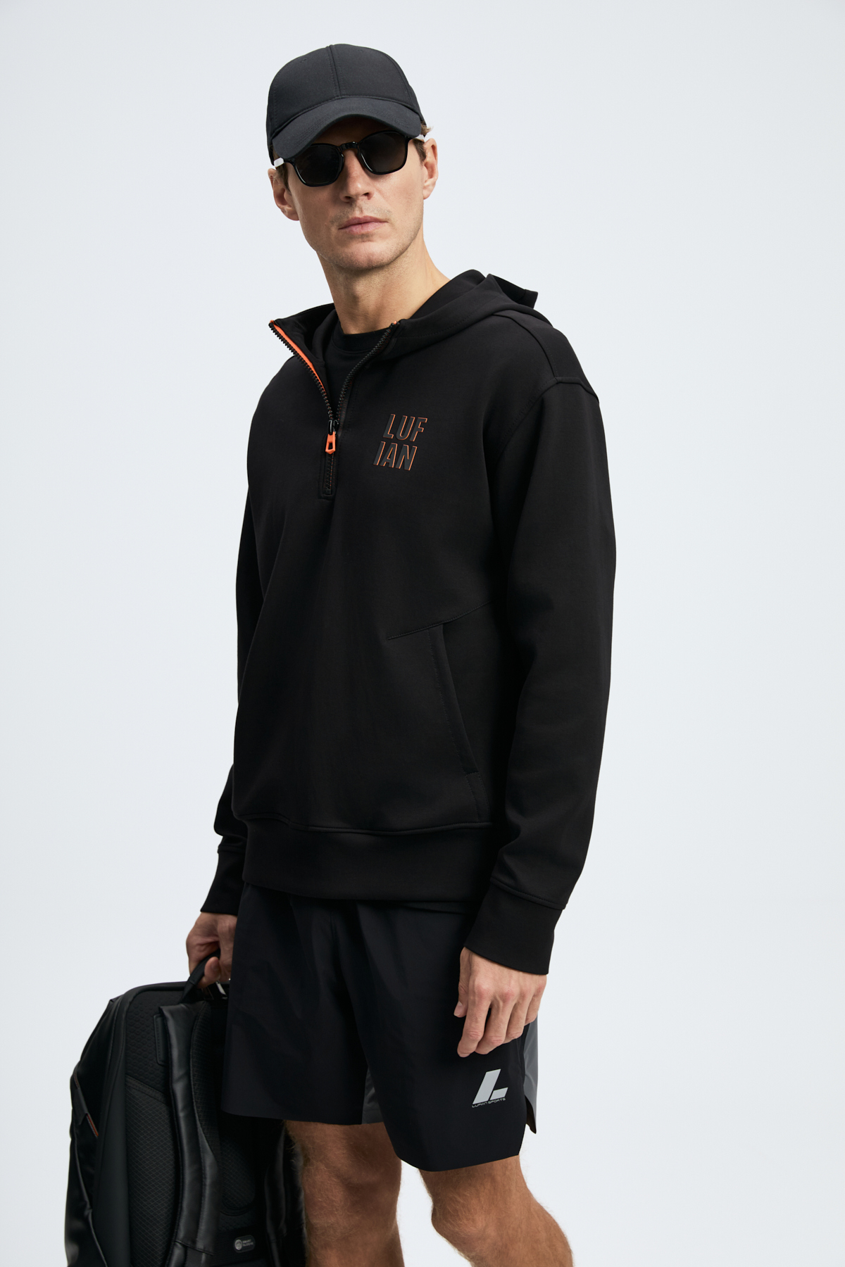Grayson Erkek Sweatshirt Siyah - LUFIAN (1)