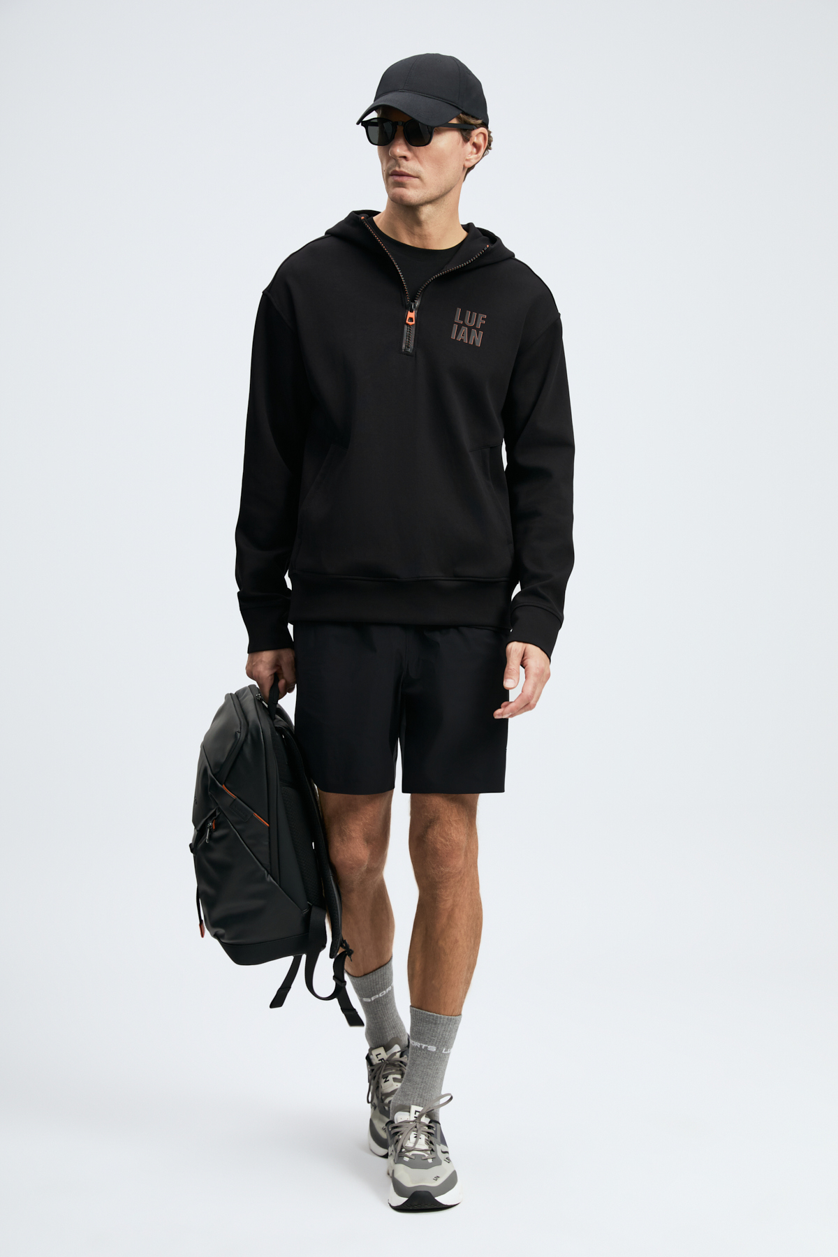Male Sweatshirt Black - LUFIAN
