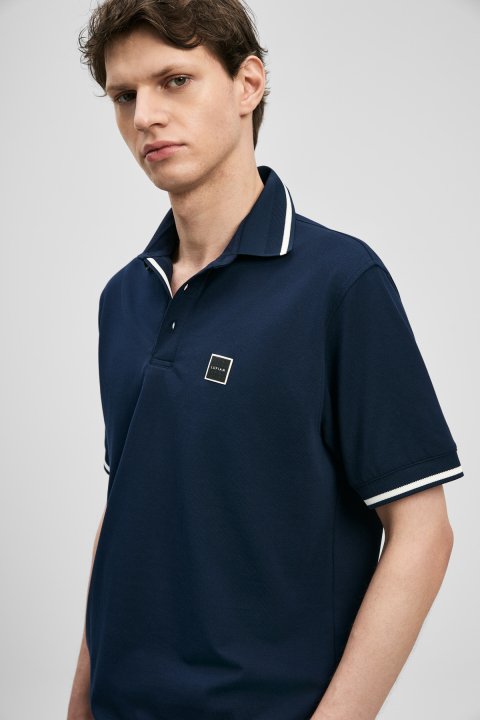 Grom Smart Erkek Polo Tişört Lacivert - LUFIAN