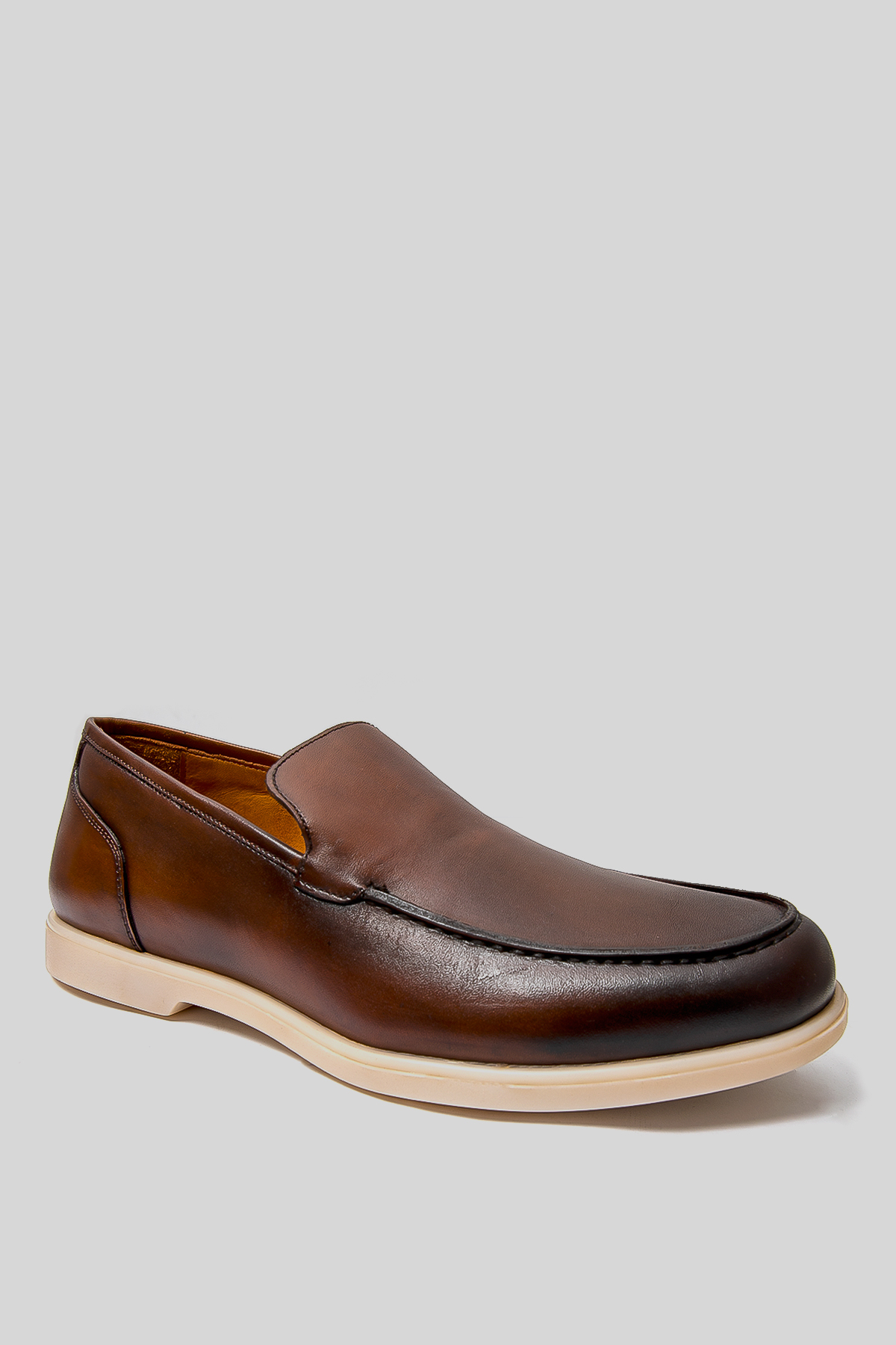 Guıdo Deri Loafer Ayakkabı Kahverengi