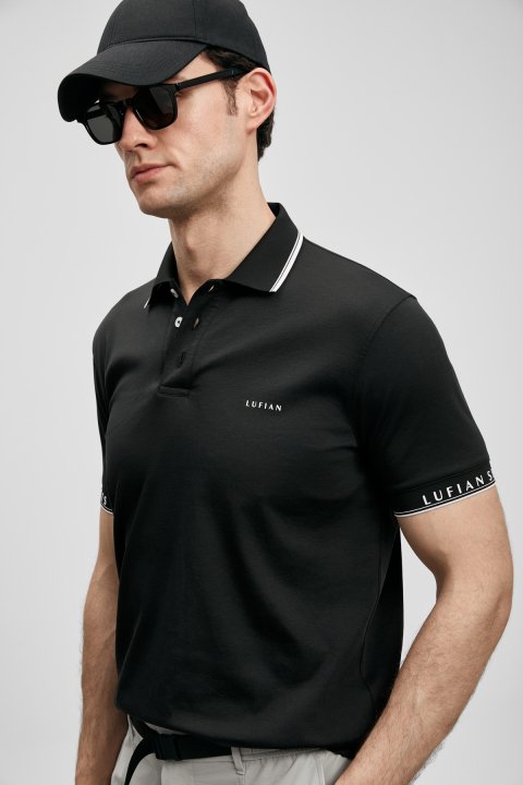 Hold Smart Erkek Polo Tişört Siyah - Lufian