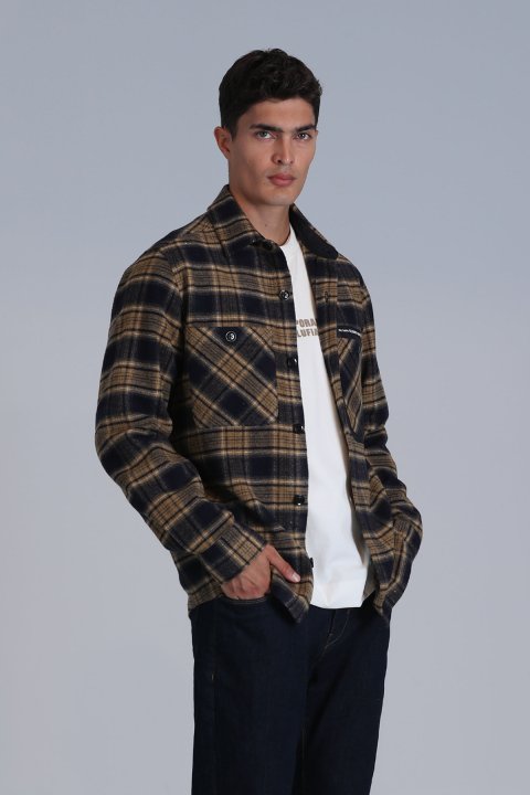 Hammer Erkek Basic Gömlek Slim Fit Lacivert - Lufian