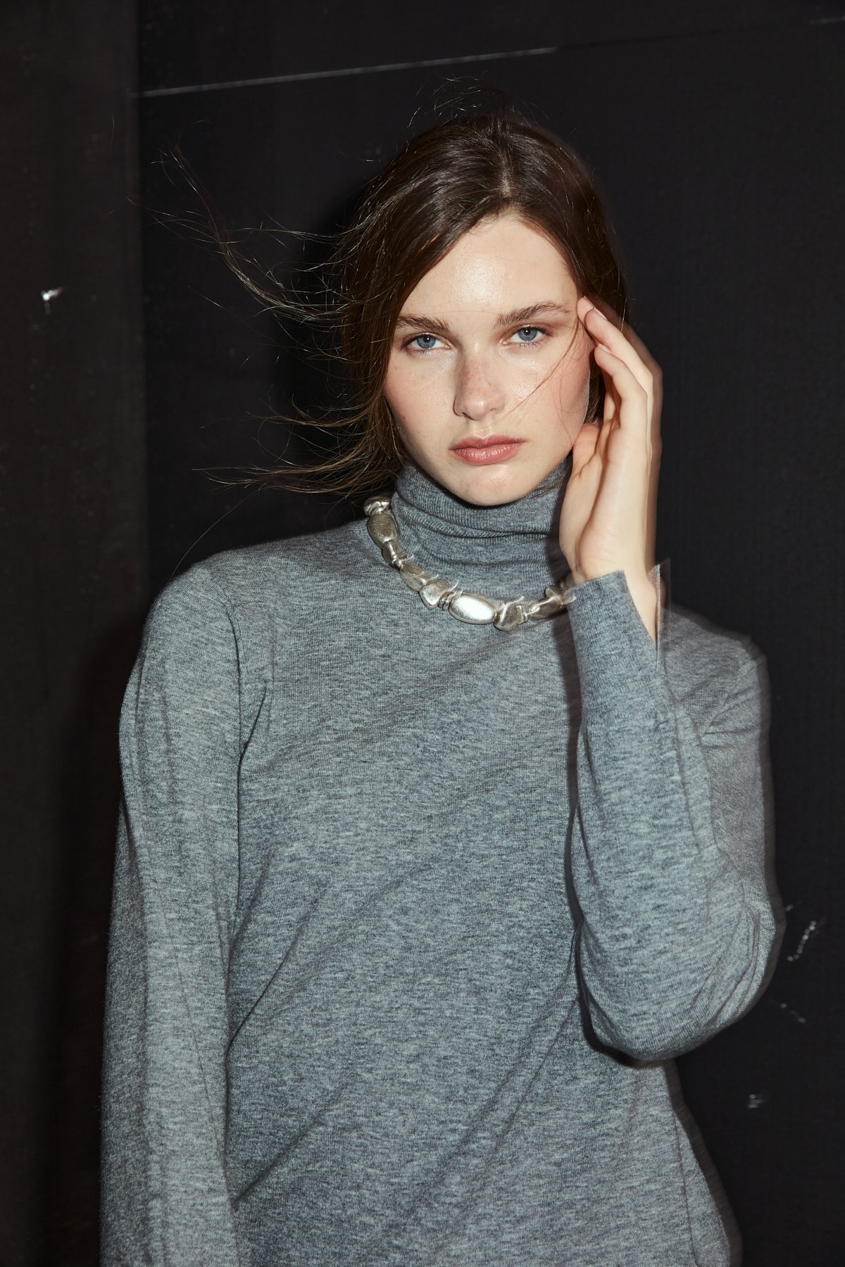 Harper Kadın Kazak Gri - Lufian