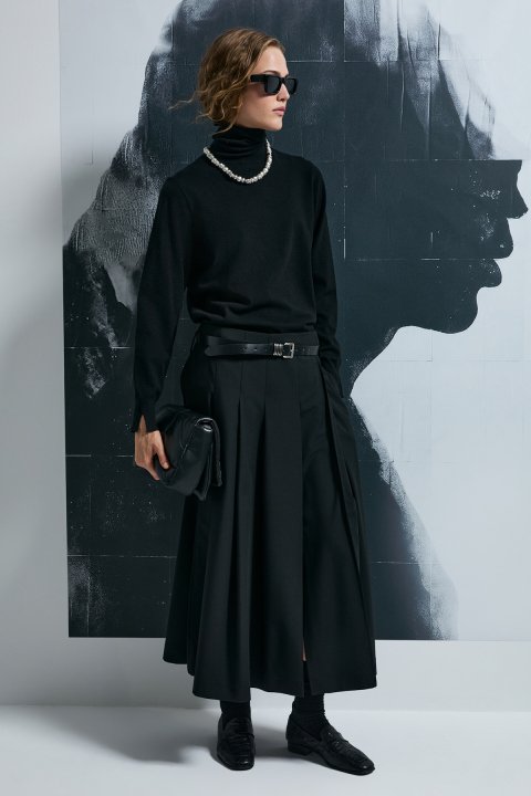 Harper Kadın Kazak Siyah - Lufian (1)