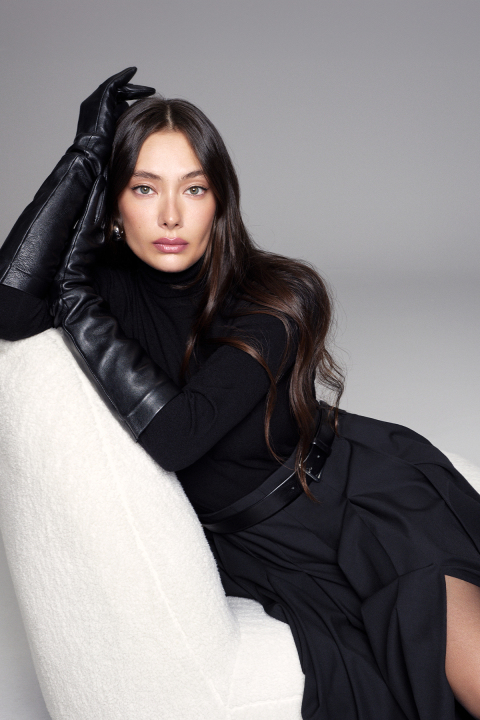 Harper Kadın Kazak Siyah - Lufian