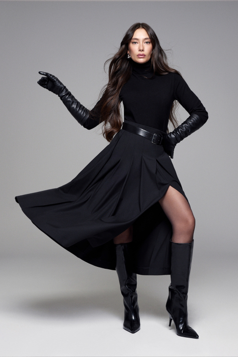 Harper Kadın Kazak Siyah - Lufian (1)