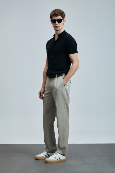 Hector Erkek Modal Karışımlı Kazak Siyah - Lufian