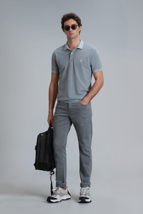 Helt Spor 5 Cep Erkek Pantolon Slim Fit Yeşil - Lufian