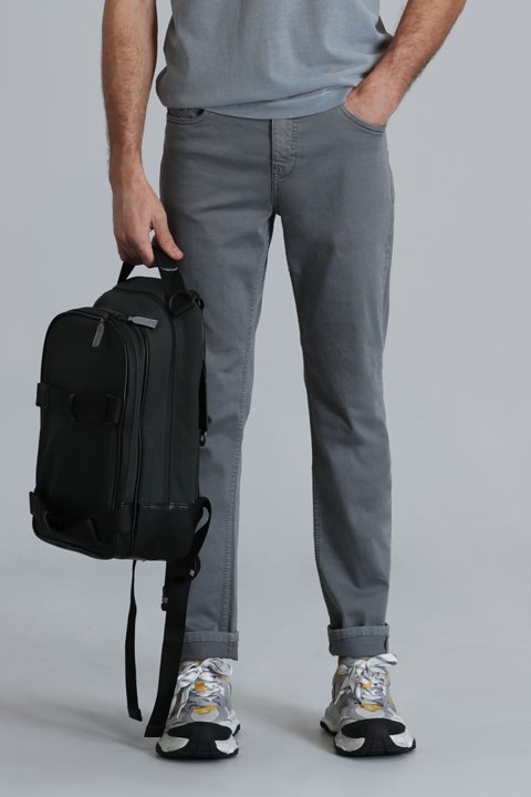 Helt Spor 5 Cep Erkek Pantolon Slim Fit Yeşil - Lufian (1)