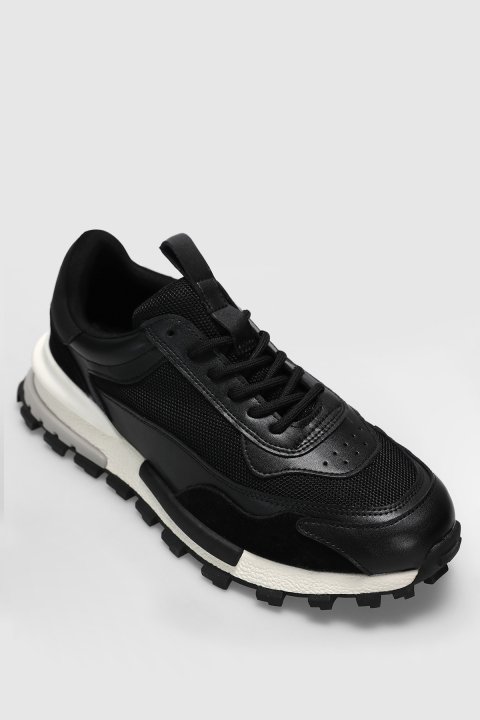 Henry Erkek Sneaker Ayakkabı Siyah - Lufian (1)
