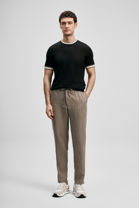 Henry Men's Cotton Sweater Black - Lufian (1)
