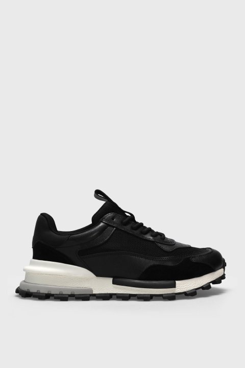 Henry Erkek Sneaker Ayakkabı Siyah - Lufian