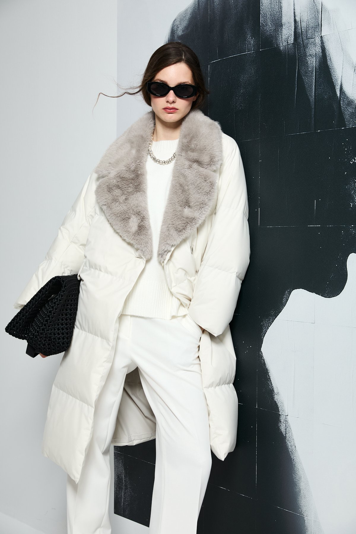 Kaztüyü Woman Coat Stone - Lufian