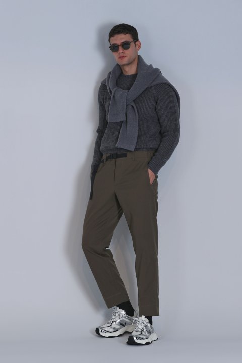 Hıdden Spor Erkek Chino Pantolon Slim Fit Yeşil - Lufian