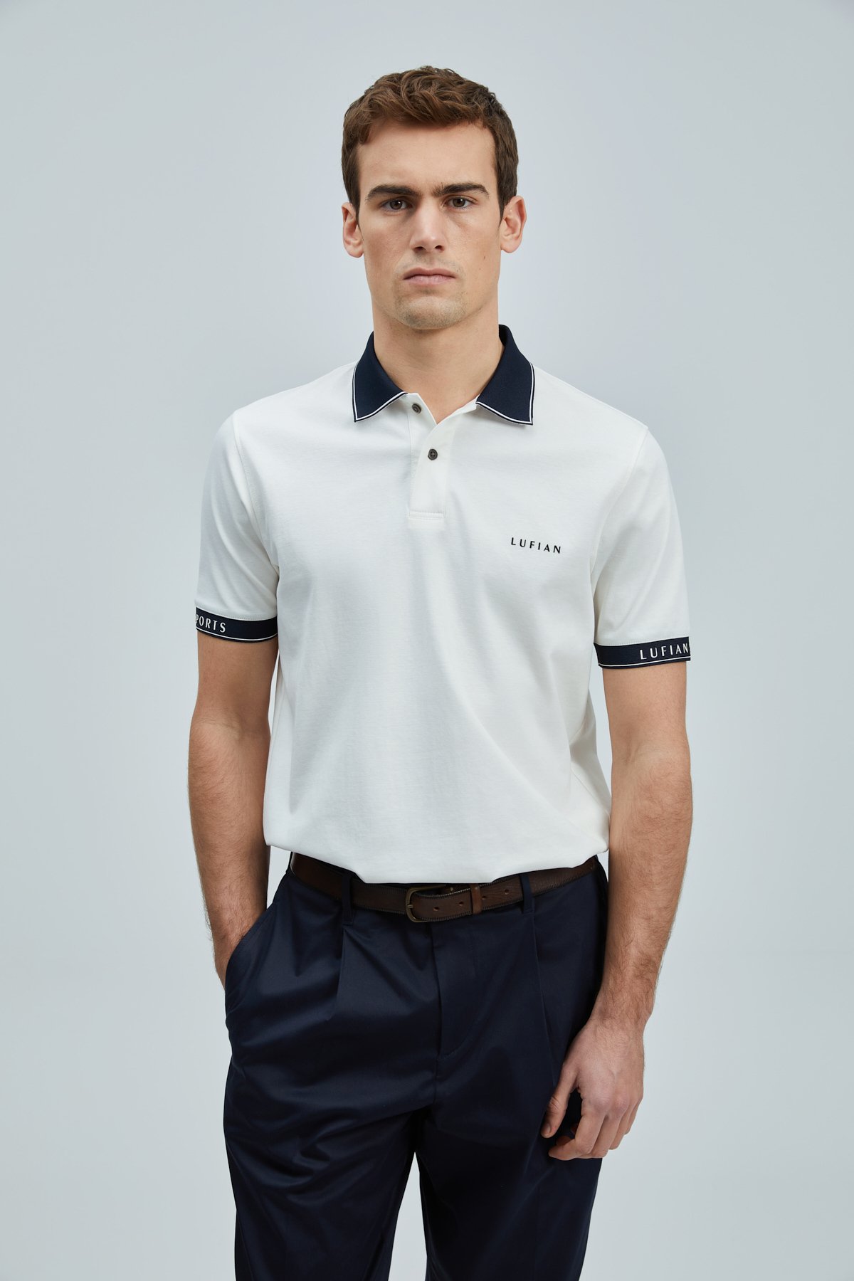 Hold Smart Erkek Polo Tişört Kırık Beyaz - Lufian