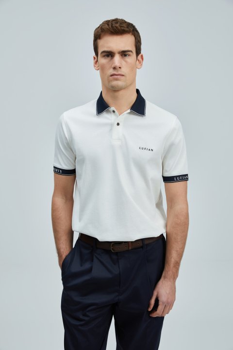 Hold Smart Erkek Polo Tişört Kırık Beyaz - Lufian