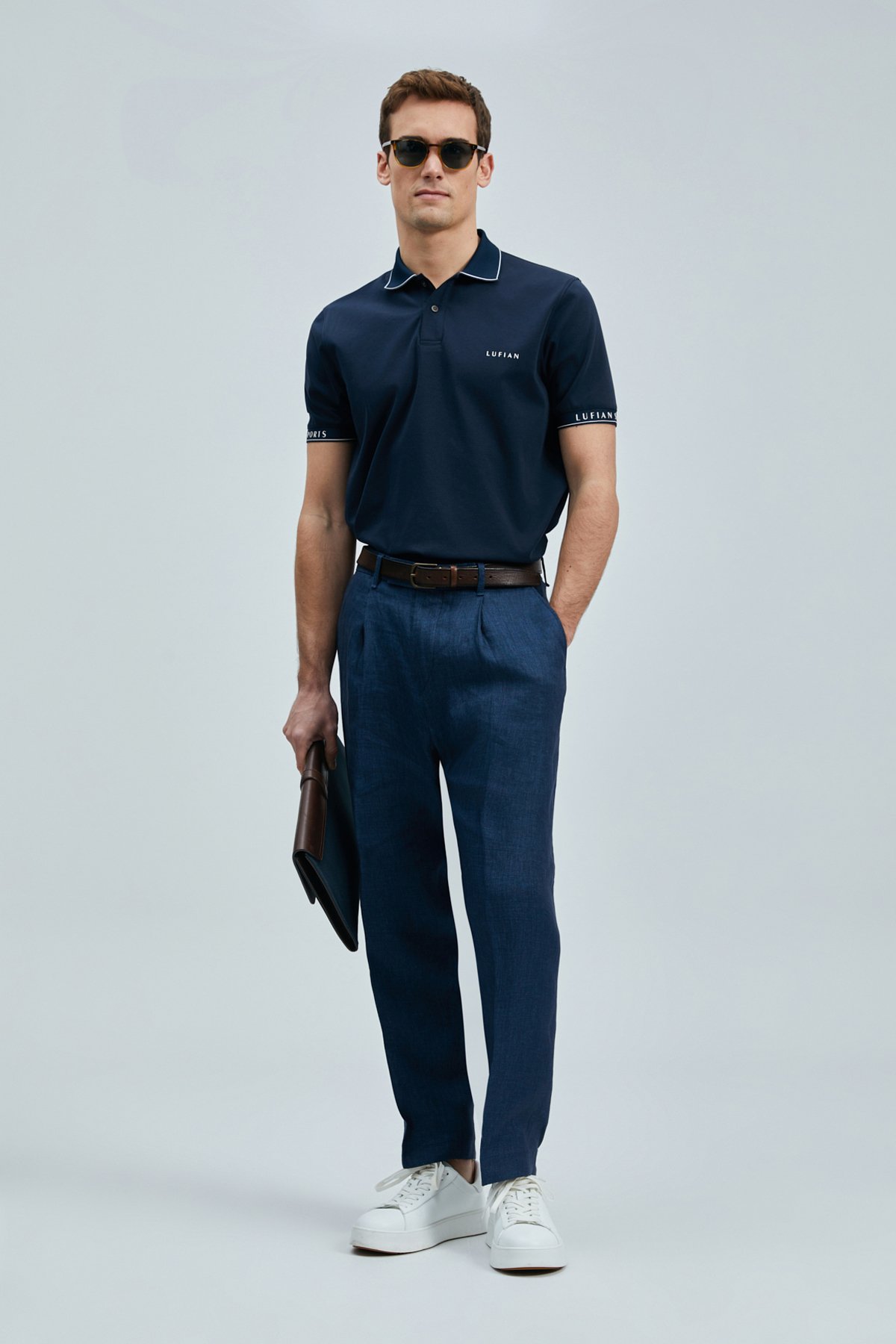 Hold Smart Erkek Polo Tişört Lacivert - Lufian