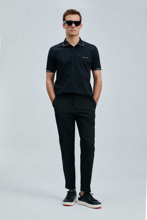 Hold Smart Erkek Polo Tişört Siyah - Lufian