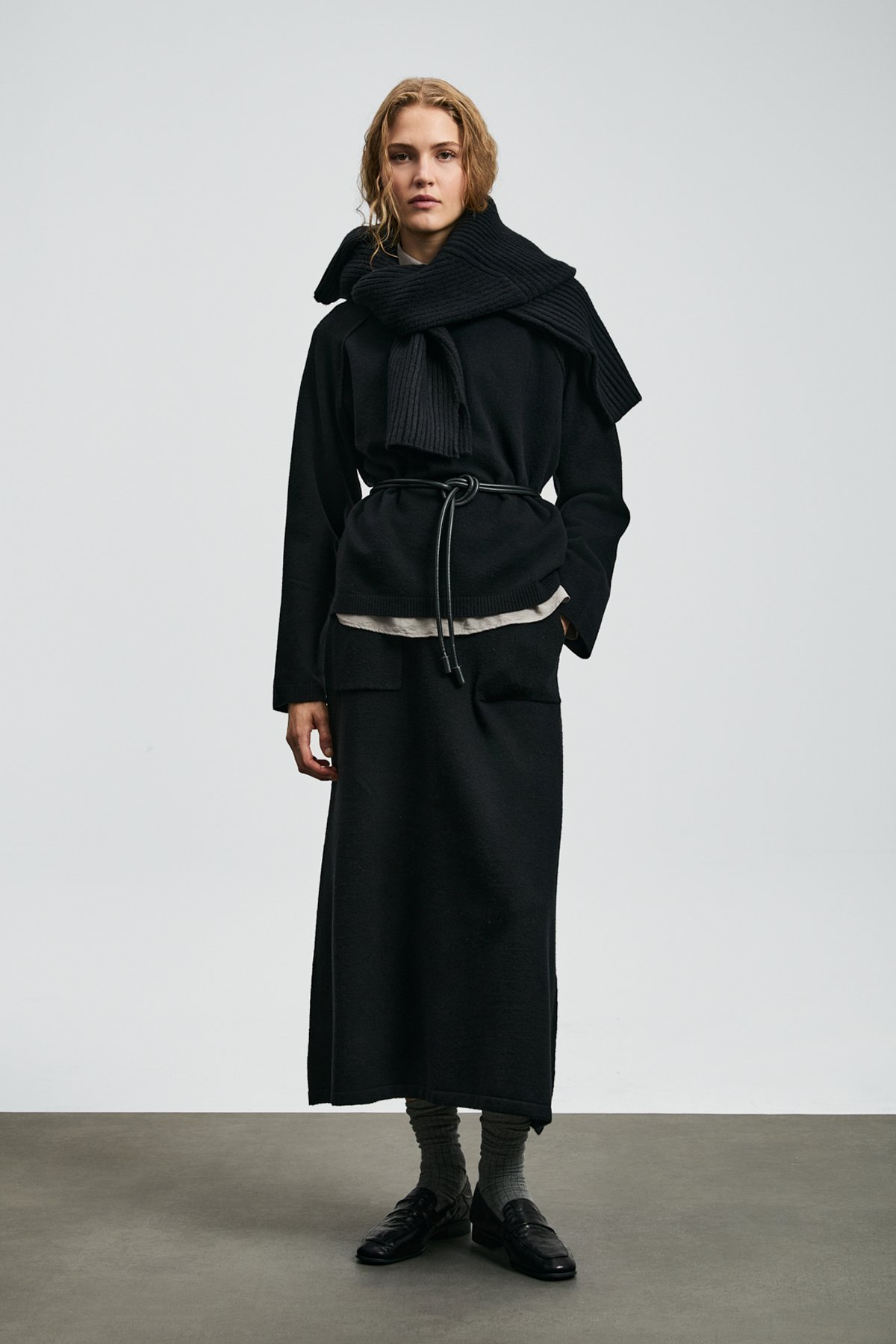 Holly Kadın Kazak Siyah - Lufian (1)