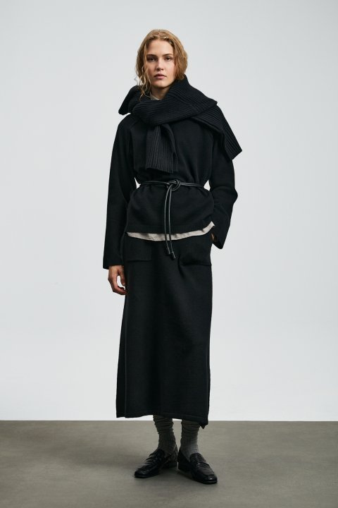 Holly Kadın Kazak Siyah - Lufian (1)