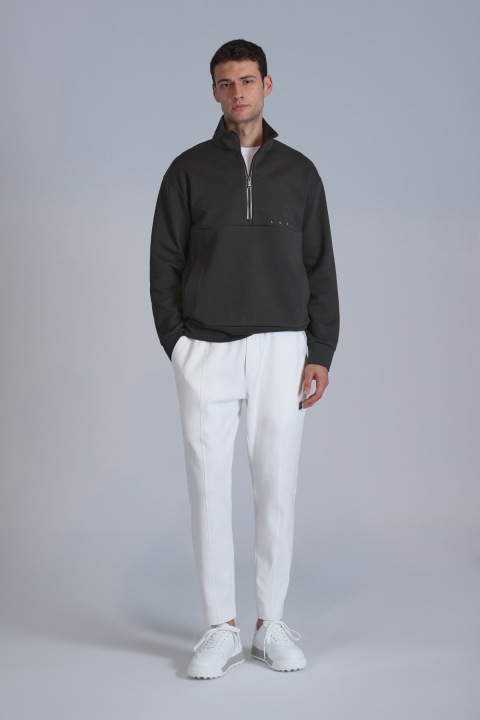 Howe Erkek Sweatshirt Haki - Lufian (1)