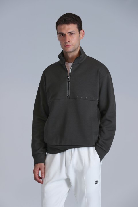 Howe Erkek Sweatshirt Haki - Lufian